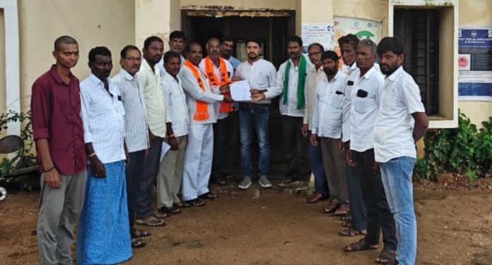 A survey of crop fields should be conducted and compensation should be paid.