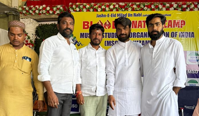 Blood donation camp at Kings Palace Function Hall