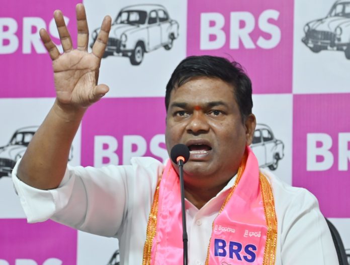 Congress government is a disgrace to Telangana Jalspurti..