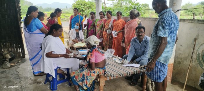 Free medical camp in Murimadugu..