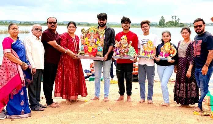 Ganesh immersion celebrations in grand style