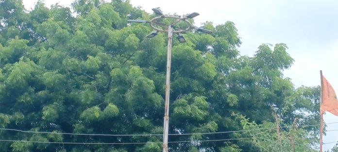 High-mast lights not on in villages