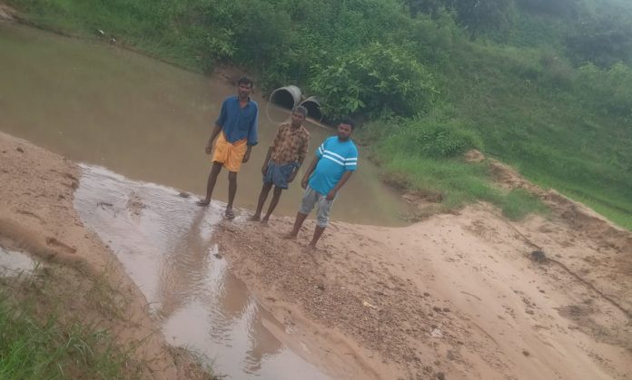 OCP water should be prevented from reaching the fields.