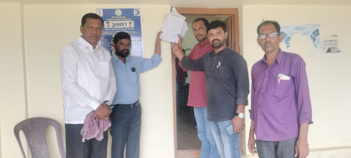 Publication of draft voters list..