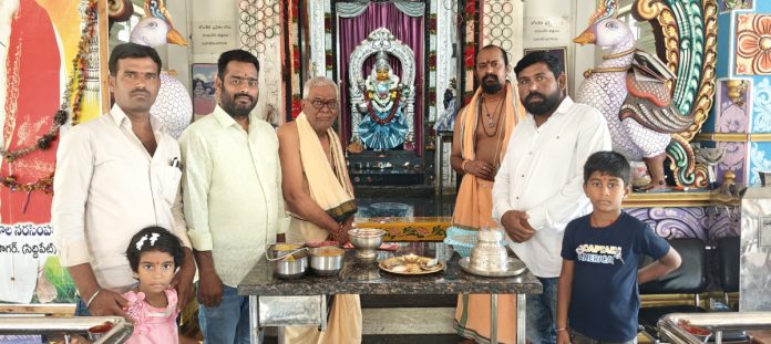 Special pujas on the occasion of Acharya Kodandarams birthday