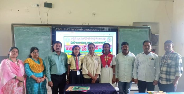 Students participating in science seminar