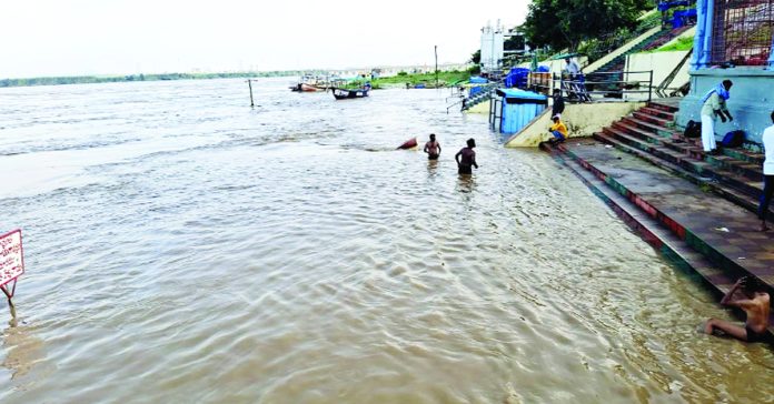 The raging Godavari...!