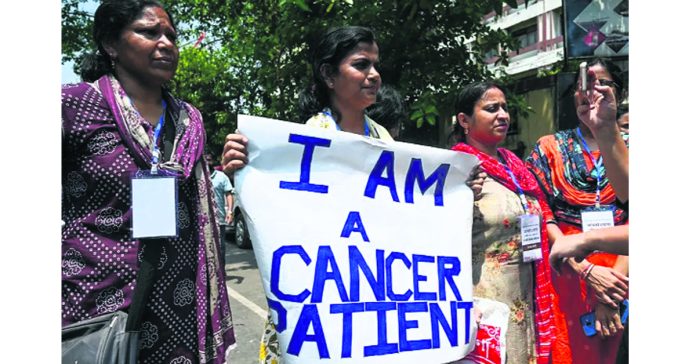 Women in the grip of cancer