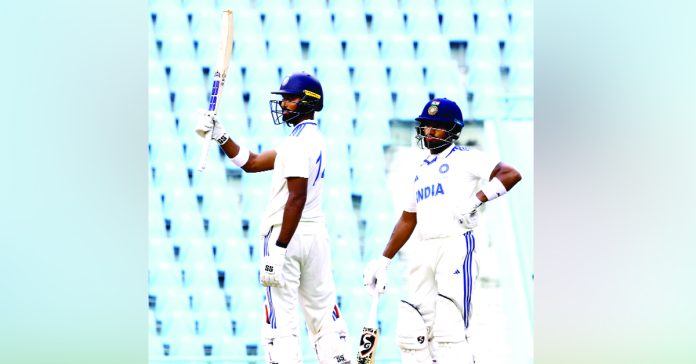 Jurel, Padikkal hit huge centuries
