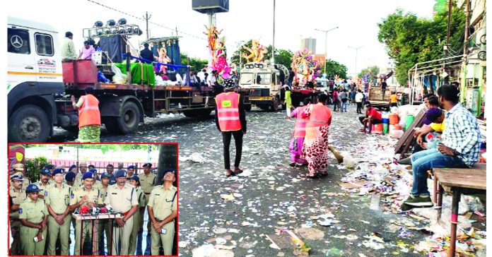 Ganesh immersion festival a success in Greater