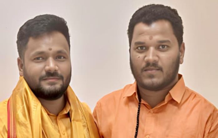 A grand tribute to the BJP state president..