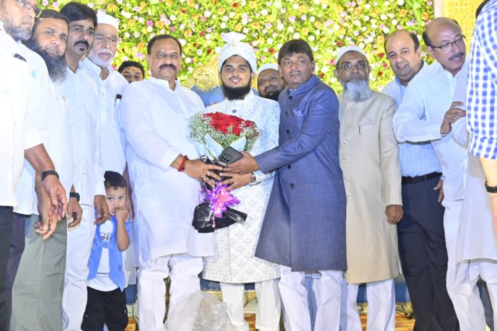 Congress spokespersons daughters wedding ceremony held in grand style