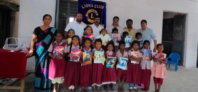 Distribution of books to students