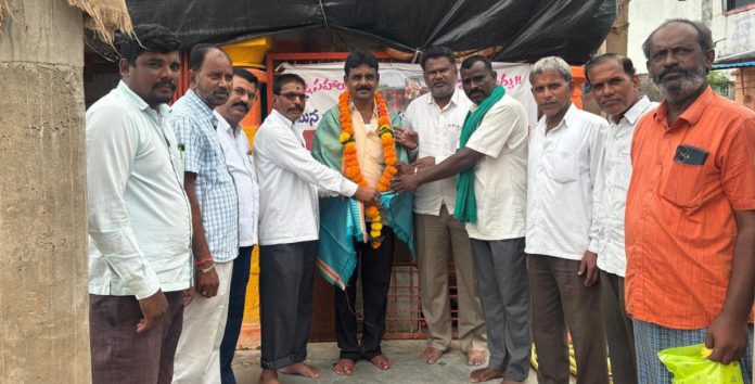 Donor Santosh Mestri receives a grand honor Donor Santosh Mestri receives a grand honor