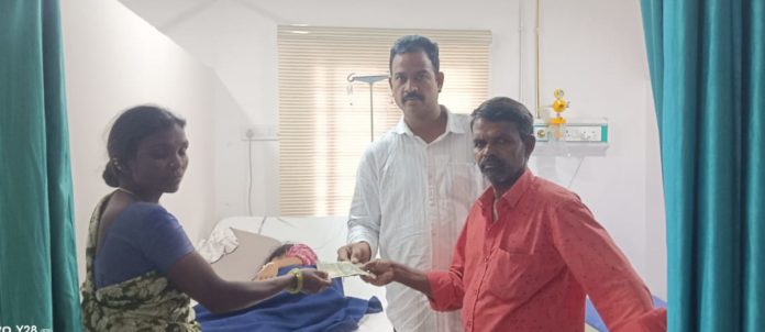 Financial assistance to a child affected by dengue..
