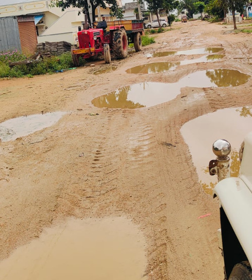 ప్రమాదకరంగా జూపల్లి -వంగూరు గేటు రోడ్డు
