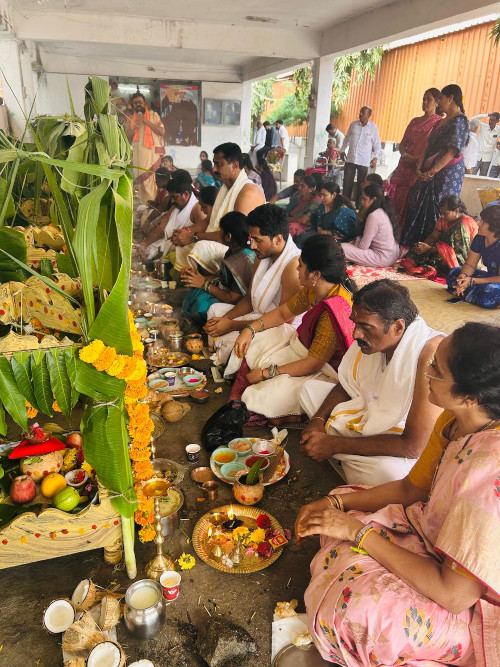 Kartikamasha pujas in the temple Kartikamasha pujas in the temple