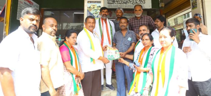 MLA Lakshma Reddy campaigning for Jubilee Hills by-election MLA Lakshma Reddy campaigning for Jubilee Hills by-election