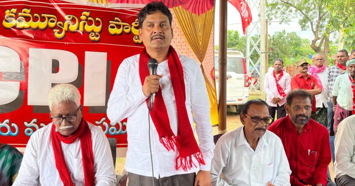 Make the public meeting in Khammam on the 26th a success. Make the public meeting in Khammam on the 26th a success.