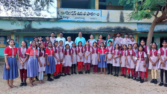 Students presented with ties and belts