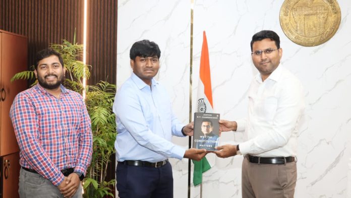 Training Deputy Collectors meet the Collector