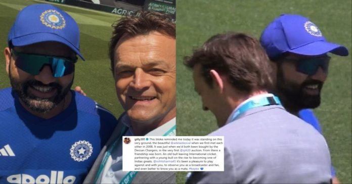 Gilchrist's photo with Rohit Sharma... followers increased in just one day Gilchrist's photo with Rohit Sharma... followers increased in just one day