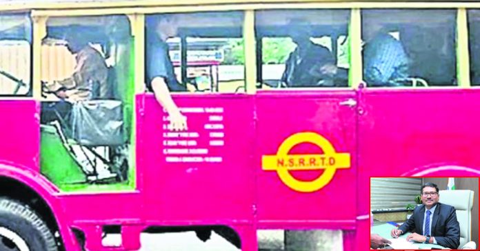 RTC MD Nagi Reddy in Nizam's bus