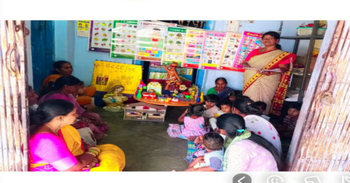 అంగన్వాడి కేంద్రంలో ఈసీసీఈ డే
