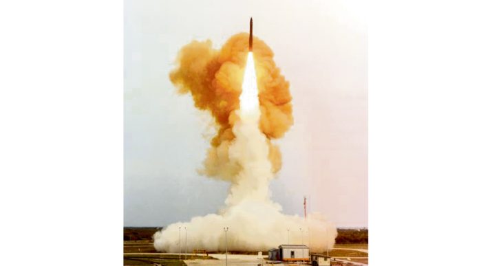 Minuteman missile launch