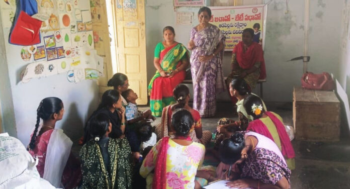 Awareness seminar on avoiding and avoiding encounters at Anganwadi centers