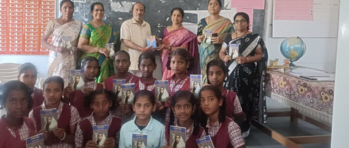 Distribution of books to students
