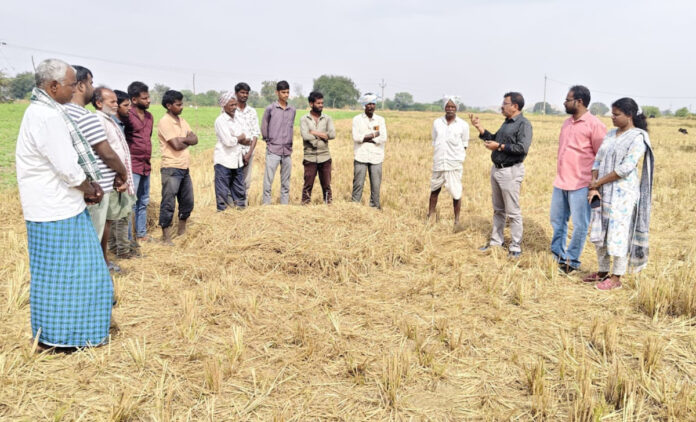 వరి కొయ్యలను కాల్చొద్దు: ఏడిఏ కాంపాటి మల్లయ్య