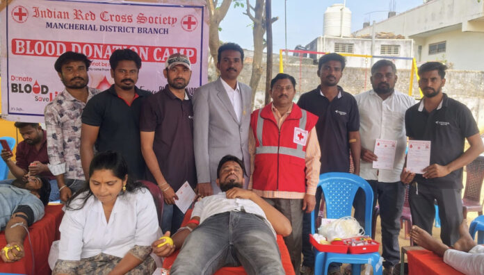 శ్రీకృష్ణ వేణి హైస్కూల్ ఆధ్వర్యంలో ఉచిత రక్తదాన శిబిరం