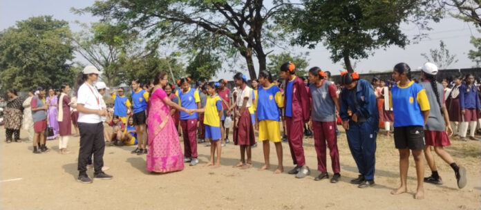 Games competitions at Gurukul school..