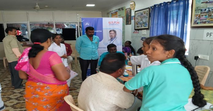 ఆర్కె హాస్పిటల్లో ఉచిత వైద్య శిబిరం