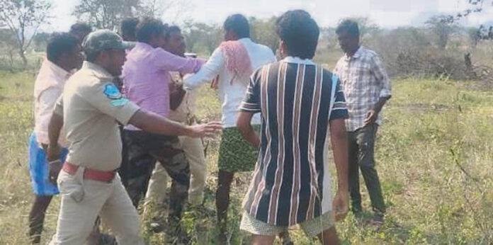 forest officials and tribals