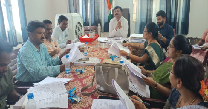 MPDO Appa Rao meets with Returning Officers