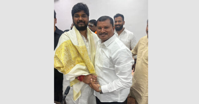 MLA Jare congratulates Jubilee Hills MLA