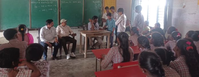 చలకుర్తి ఉన్నత పాఠశాలలో వైద్య శిబిరం..