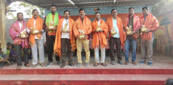 Mens Day celebration at Krishnaveni Talent School..