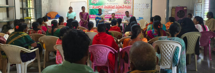 మద్నూర్ ఐకెపి కార్యాలయంలో అమ్మకు అక్షరమాల పై శిక్షణ..