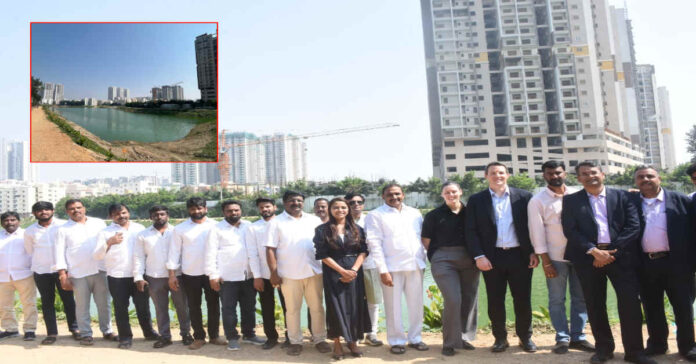 మియాపూర్ గురునాథ్ చెరువుకు కొత్త శోభ