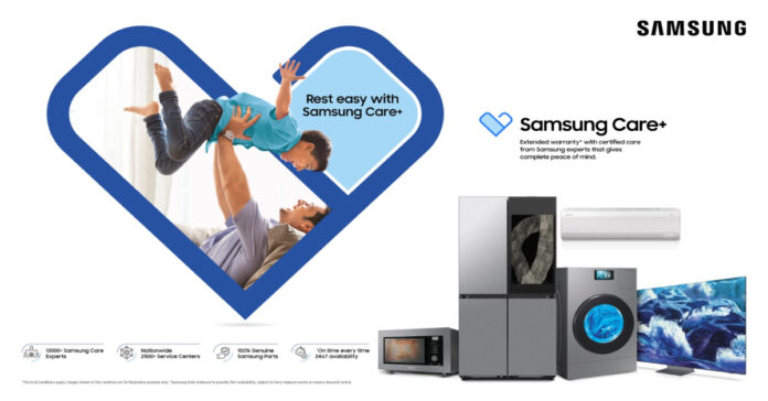 శాంసంగ్ కేర్+ సేవలు ఇప్పుడు గృహోపకరణాలకూ విస్తరణ