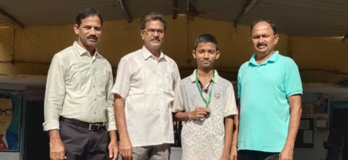 చెస్ పోటీలో రాష్ట్రస్థాయికి ఎంపికైన శివ చరణ్