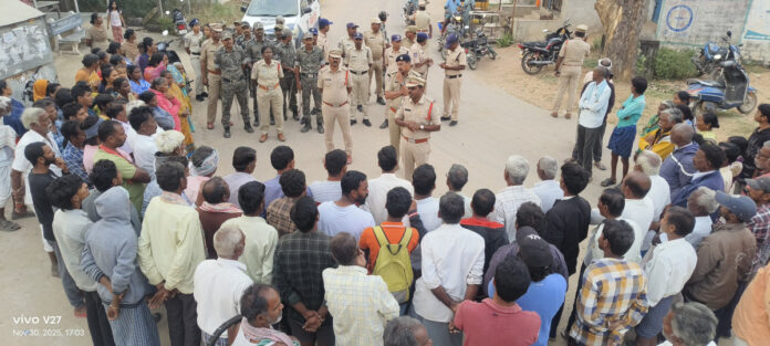 Strict action will be taken if there is any disturbance to peace and order.