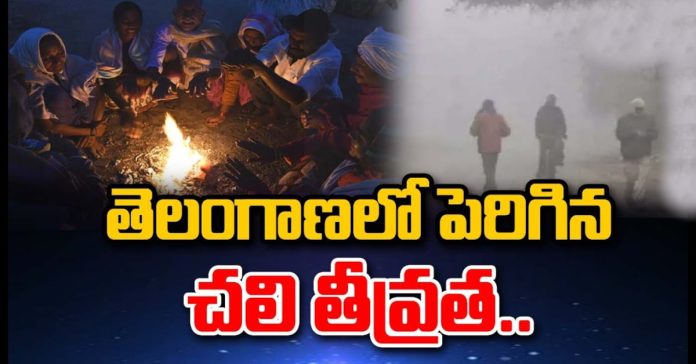 తెలంగాణలో పెరిగిన చలి తీవ్రత..