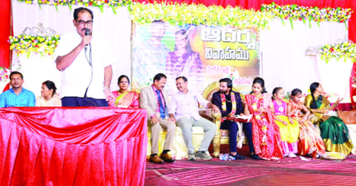 స్వకుల వివాహాలు దేశాభివృద్ధికి ఆటంకమే : తమ్మినేని