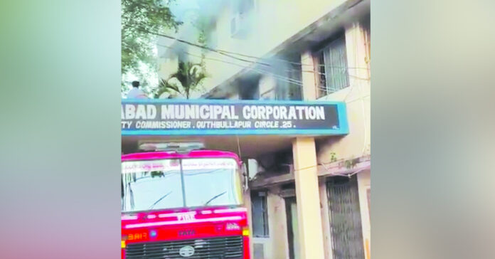 Fire in Qutubullapur
