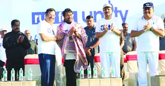 Untitled-53 copy Megastar as chief guest at 'Run for Unity'