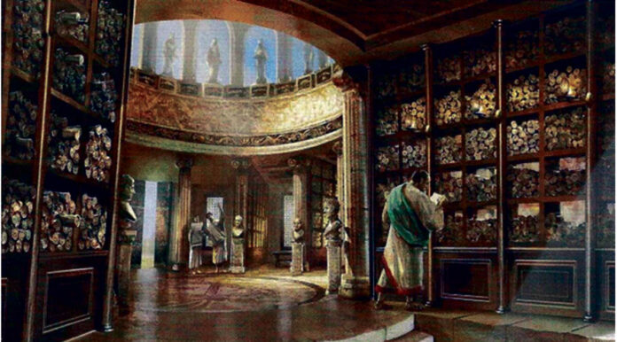 ప్రాచీన జ్ఞానం అలెగ్జాండ్రియా గ్రంథాలయం